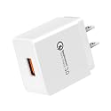 Quick Charge 3.0, 18W USB Wall Charger QC 3.0 Adapter 3A Fast Charger Compatible with iPhone 12 11 Pro X XR XS Max | Galaxy S21 S20 FE S10 S10e S9 S8