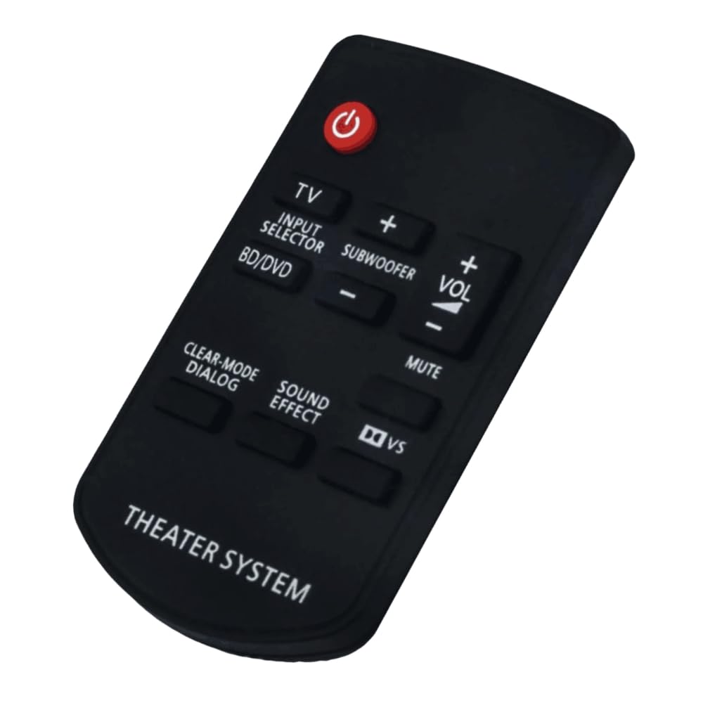 Dtirszxy Replacement Remote Control for Panasonic SC-HTB10 SC-HTB500 SA-HTB10 SA-HTB500 TV Soundbar Home Theater Audio System