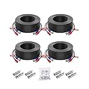 ZOSI 4-Pack 100ft (30m) BNC Video Power Cables, All-in-One Pre-Made Extension Wire for CCTV Security Camera Surveillance DVR Systems, Includes 4 BNC