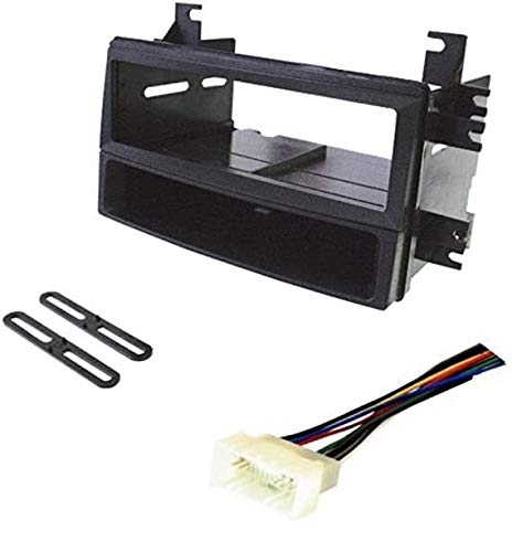Single Din Car Stereo Radio Install Kit and Wire Harness -Made for Hyundai and Kia: 2007-2008 Entourage, 2007-2008 Optima, 2007-2008 Rondo, 2006-2008