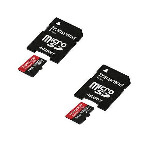 Blade Chroma with CGO3-GB Quadcopter Drone Memory Card 2 x 64GB microSDHC Memory Card with SD Adapter (2 Pack)
