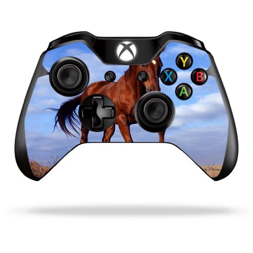 MightySkins Skin Compatible with Microsoft Xbox One or One S Controller - Horse | Protective, Durable, and Unique Vinyl Decal wrap Cover | Easy