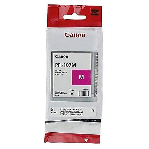Canon PFI-107 Standard Ink Cartridge 6707B001 (Magenta) in Retail Packaging (6707B001)