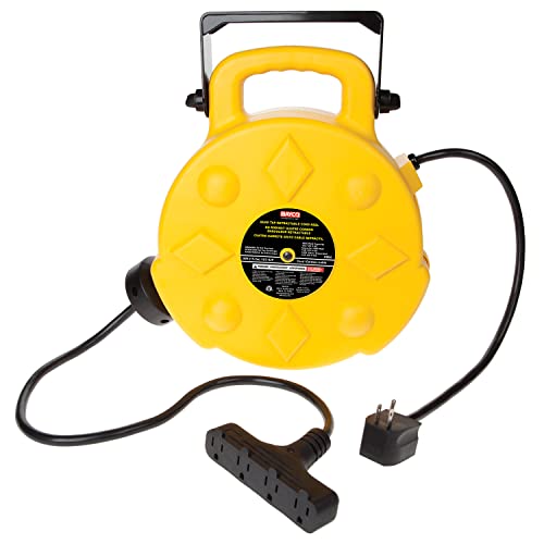 Bayco SL-8904 Cord Management & Reels, Yellow