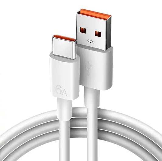 Turbo Charge Cable for Xiaomi. USB Cable 6A Fast Charging 120W Max, USB C Cable Data Transfer 480 Mbps for Android. USB C Cable 67W 6A for Mi 11
