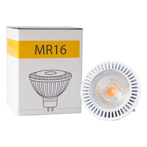 SPW Pro-Trade MR16 LED 5W 350 Lumens 2700K 60 Degree PT-MR16-5WF-27 30,000 Hours 10-18V Low Voltage 12v Landscape Lighting Bulb Dimmable Lamp