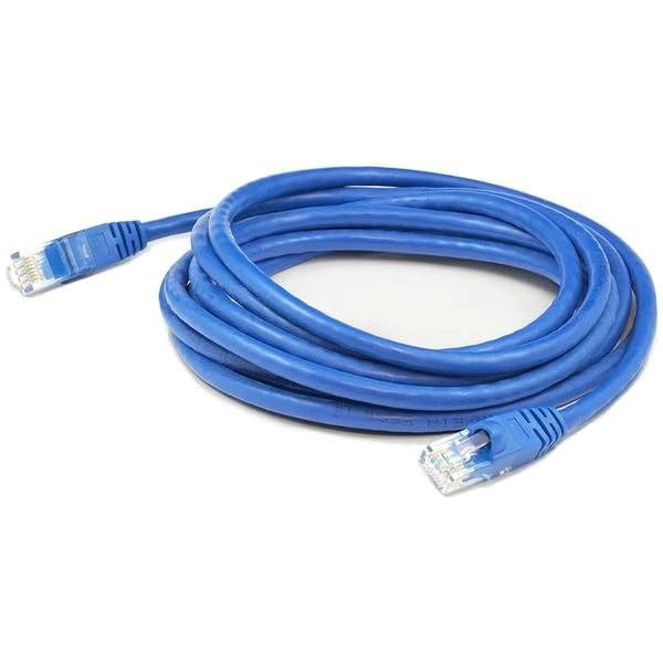 AddOn 10Ft Rj-45 (Male) to Rj-45 (Male) Straight Blue Cat6 Utp Slim PVC Copper P