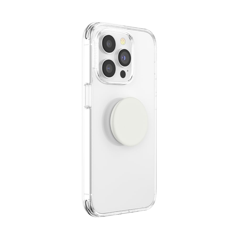PopSockets Adhesive Phone Grip, Holder, Phone Stand, White - Creme Fresh