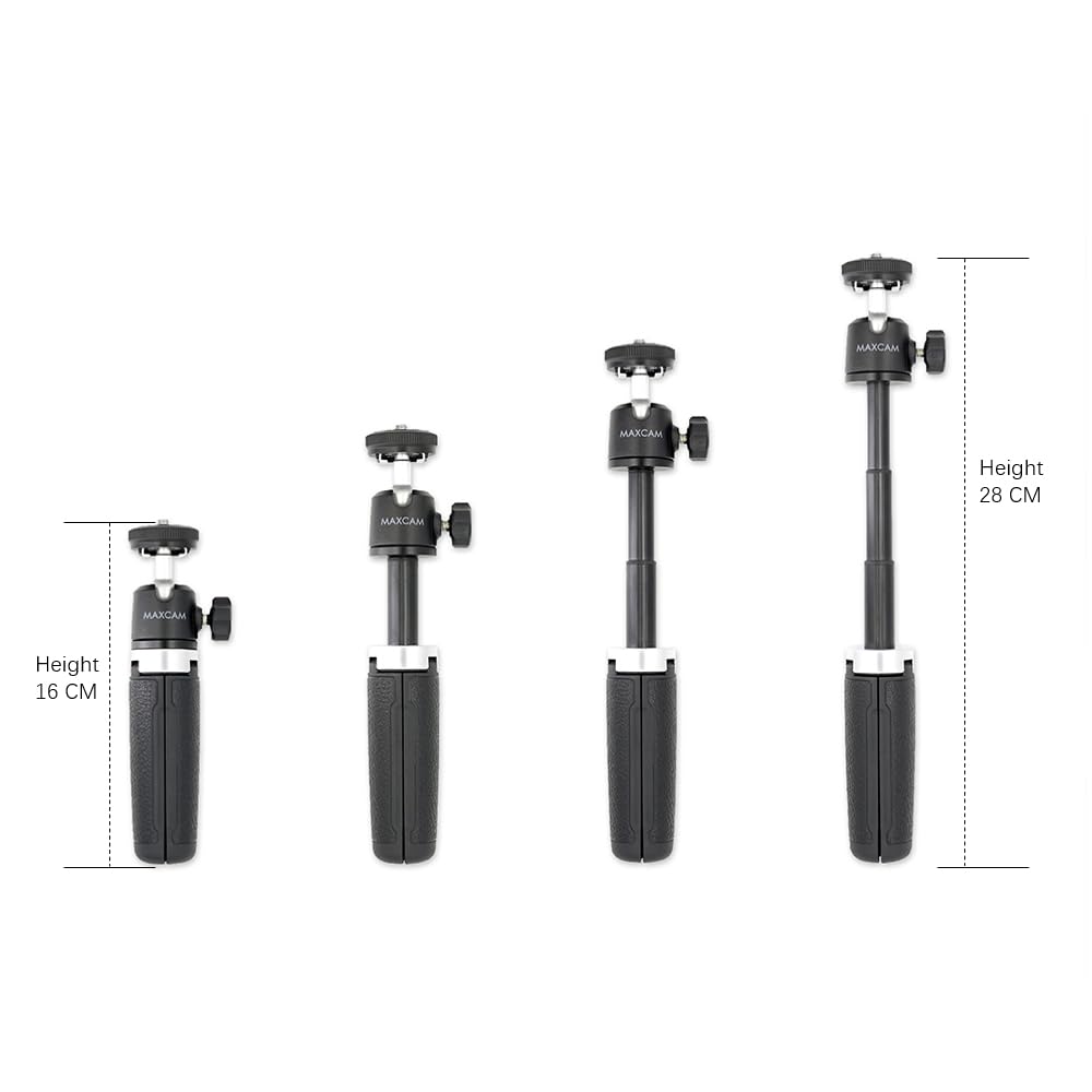 MAXCAM Mini Selfie Stick Tripod Stand Handle Grip Compatible with DJI Osmo Action 5/4/3