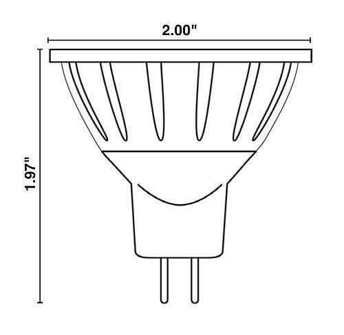 Halco 81056 - MR16FL10/827/LED MR16 Flood LED Light Bulb