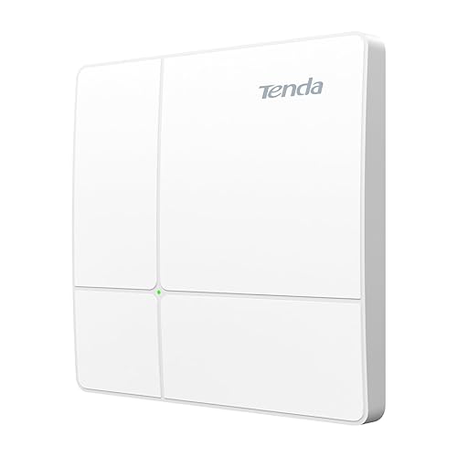 Tenda AC1200 Dual Band Gigabit Wireless Access Point, Ceiling Mount WiFi Access Point, Coverage 3200 sq.ft|PoE Powered|Surport IEEE 802.11ac Wave 2