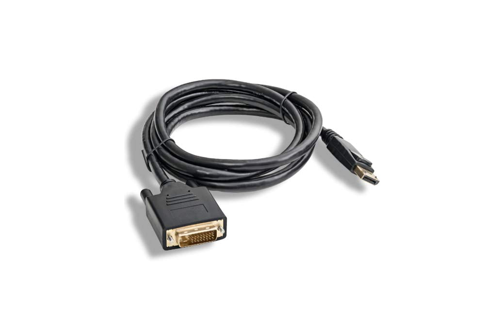 Cable Leader Gold Plated Premium DisplayPort to DVI Male to Male Cable 28AWG 10ft