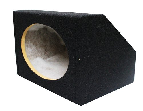 6 X 9 Inches Angled/Wedge Box Speakers, Set of Two (Black)