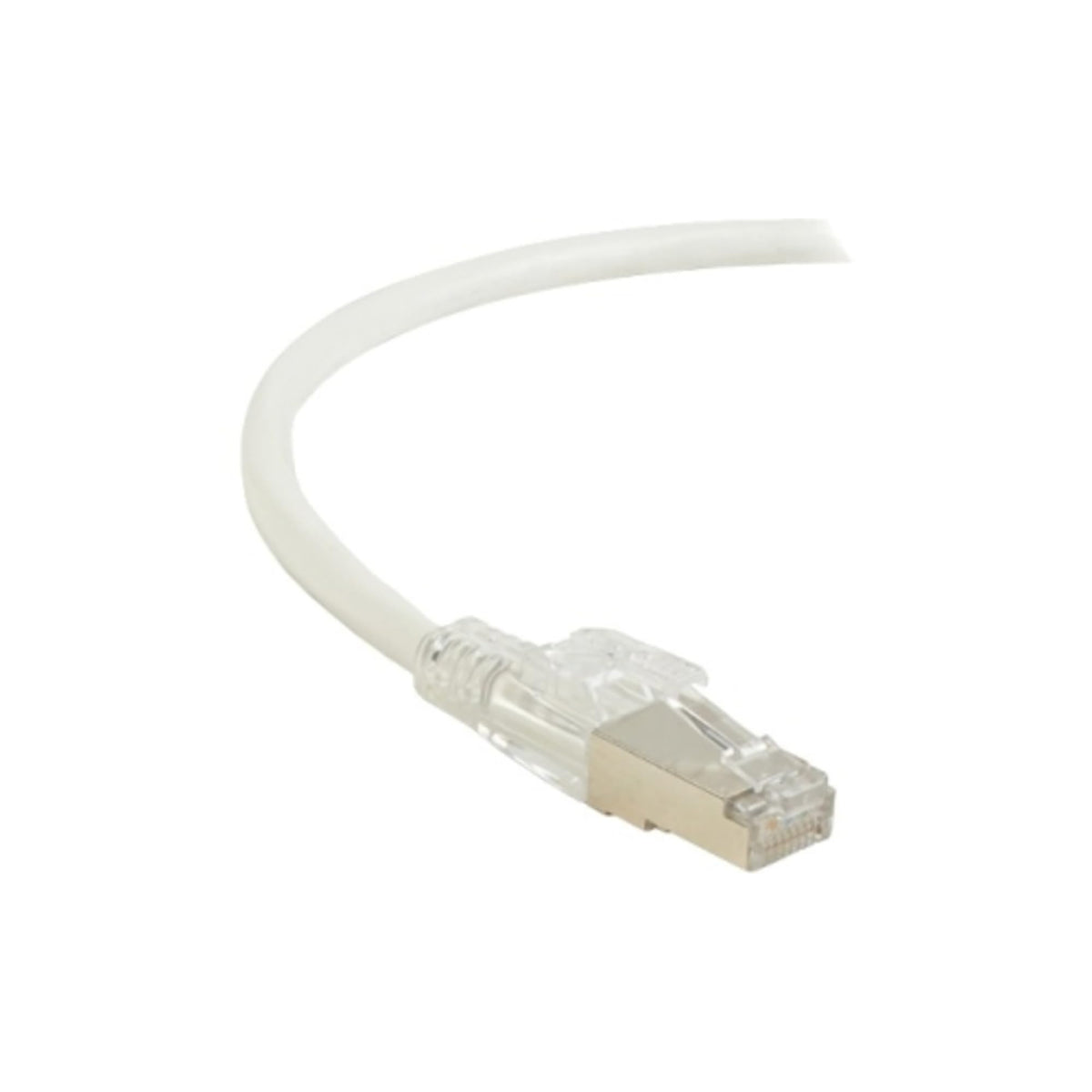 Black Box CAT6 250MHZ STR SFTP PVC LK SNG WH 6FT