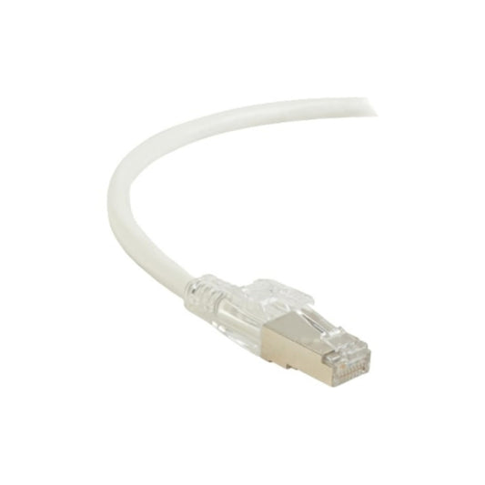 Black Box CAT6 250MHZ STR SFTP PVC LK SNG WH 6FT