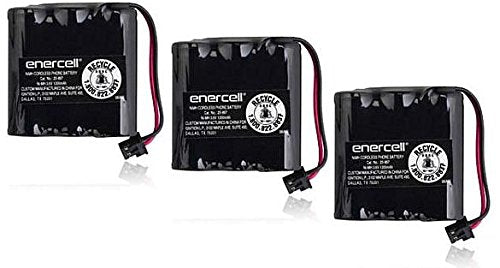 Enercell 3.6V 1200mAh NI-MH Cordless Phone Battery for Panasonic - Bulk Lot of 3 Batteries