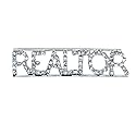 XGATML The Heart Realtor Pin Brooch Bling is Embellished with Crystal Rhinestones Perfect Way to Advertise or Realtor Thank You Gift