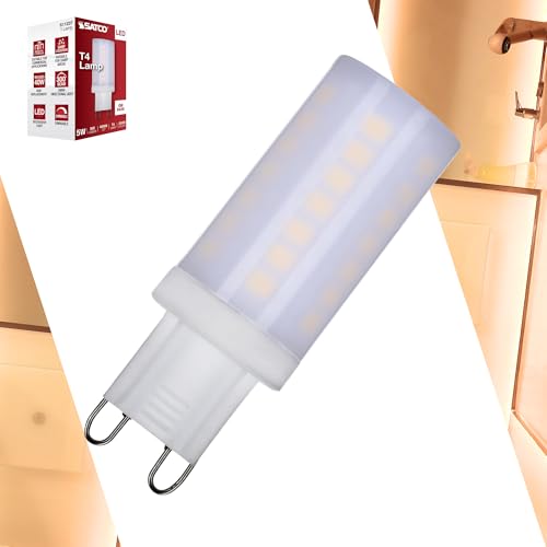 Satco 5 Watt JCD LED Frost 4000K G9 Base 120 Volt