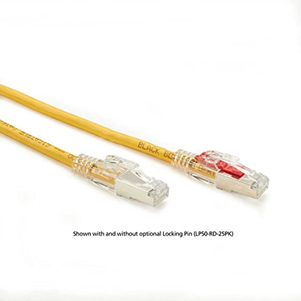 Black Box CAT6 250MHZ STR SFTP PVC LK SNG YL 6FT