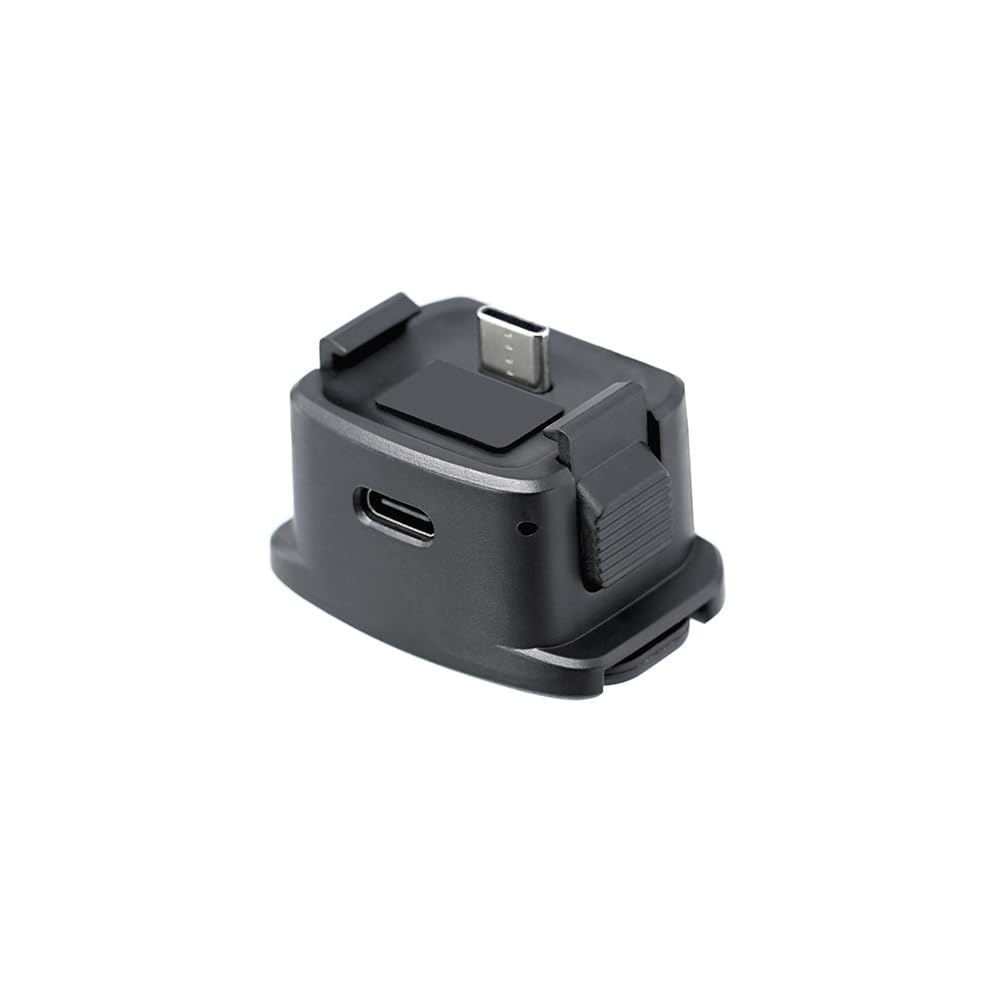MAXCAM for DJI Pocket 3 Multi-Function Quick Release Charging Base Lightweight Compact Design with 1/4" Screw Hole to Charge While Shooting