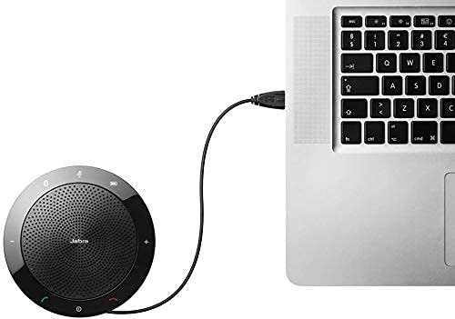 Jabra Speak 510 MS Wireless Bluetooth Speaker for Softphone and Mobile Phone (100-43100000-60) (New) (Renewed)