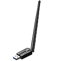 USB WiFi Adapter for Desktop PC - AX900 Wi-Fi 6 Dual Band 5G 2.4G Wireless Adapter with 7DBi Antenna for Win11/10 WiFi Dongle for Desktop PC Laptop