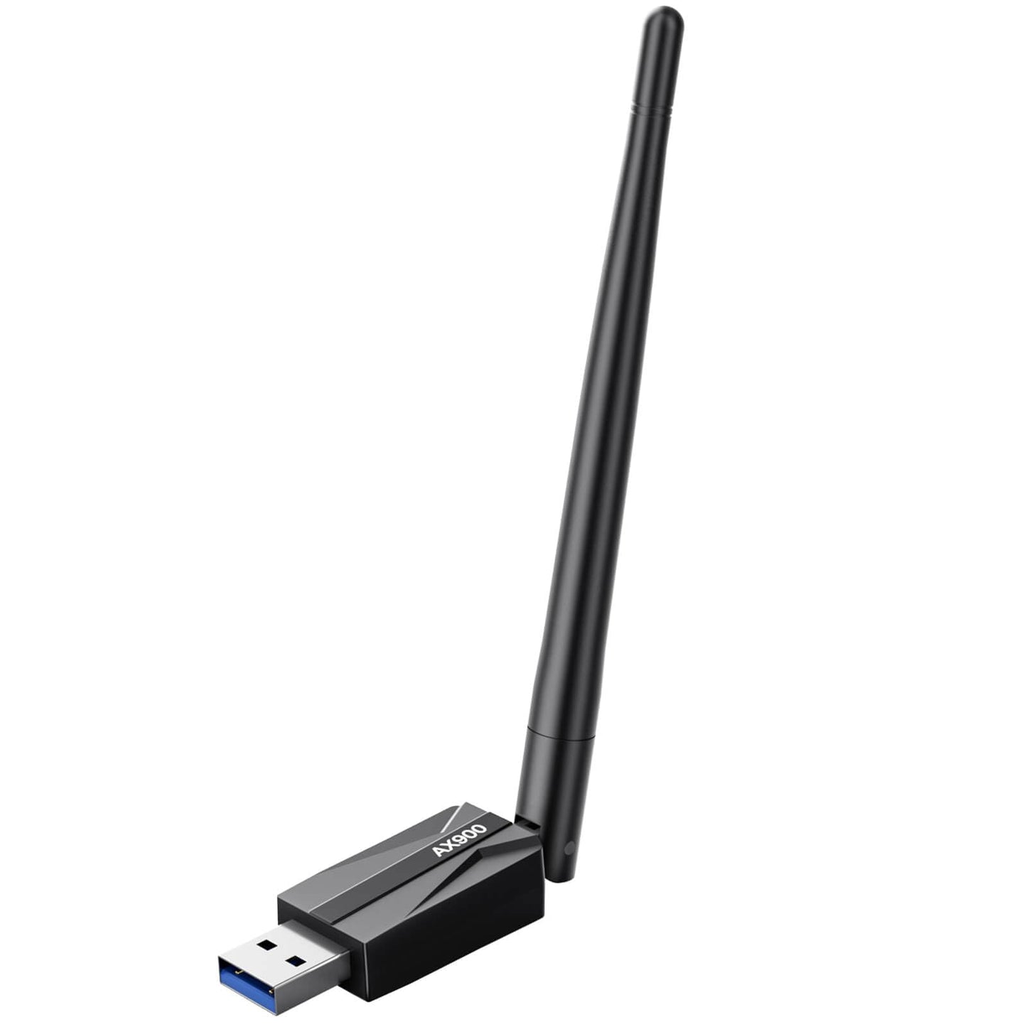 USB WiFi Adapter for Desktop PC - AX900 Wi-Fi 6 Dual Band 5G 2.4G Wireless Adapter with 7DBi Antenna for Win11/10 WiFi Dongle for Desktop PC Laptop