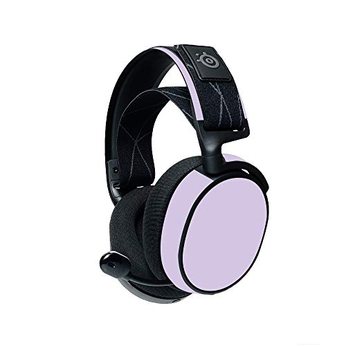 MightySkins Compatible with Steelseries Arctis 7 Gaming Headset (2019) - Solid Lilac | Protective, Durable, and Unique Vinyl Decal| Easy to Apply