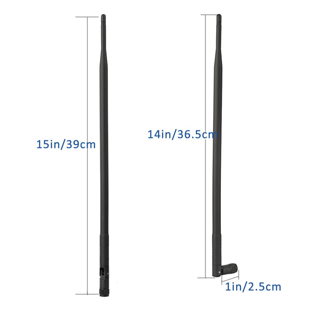 Eightwood 4G LTE Antenna 9dbi RP-SMA Antennae Compatible with Spypoint Link Tactacam Stealth Cellular Trail Camera Outdoor Wildlife Hunting Game Cam