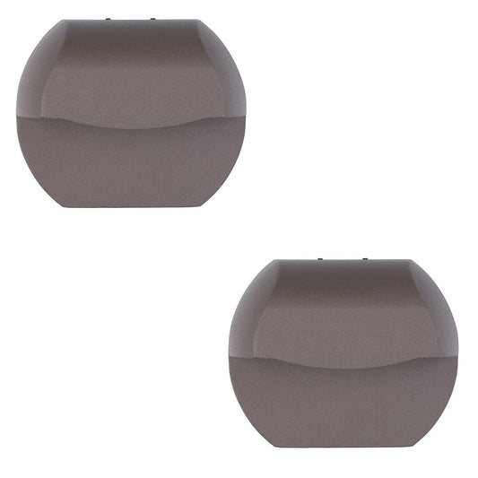 Leelands Outdoor Deck Lights LED Landscape Lighting Low Voltage 12V AC/DC Cast Aluminum Patio Post Step Lights Fence Retaining Wall Mounting Light