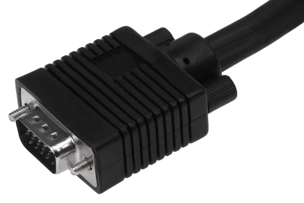 SF Cable, 25ft HD15 SVGA M/M Monitor Cable Black