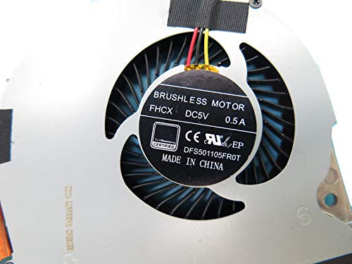 GAOCHENG Laptop CPU Cooling Fan 3cm Length, 5V, 3-Pin, Compatible with CLEVO P650, P650SE, P65R2