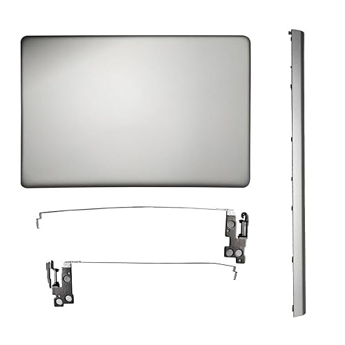 Laptop LCD Top Back Cover Case Silver Compatible for HP 240 G8 245 G8 246 G8 14-CF0013DX 14-DK0002DX 14-DK0028WM Shaft Hinges & Hinges Cover