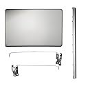 Laptop LCD Top Back Cover Case Silver Compatible for HP 240 G8 245 G8 246 G8 14-CF0013DX 14-DK0002DX 14-DK0028WM Shaft Hinges & Hinges Cover