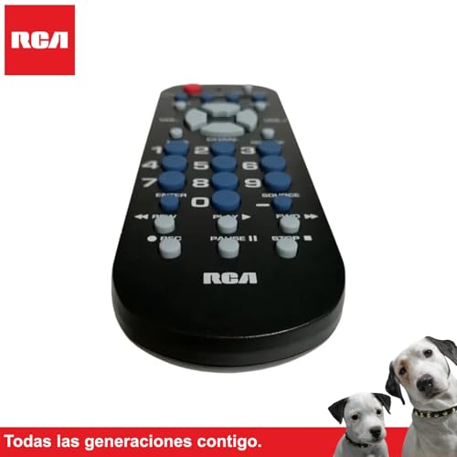 RCA Remote Control with 4 Functions,Black