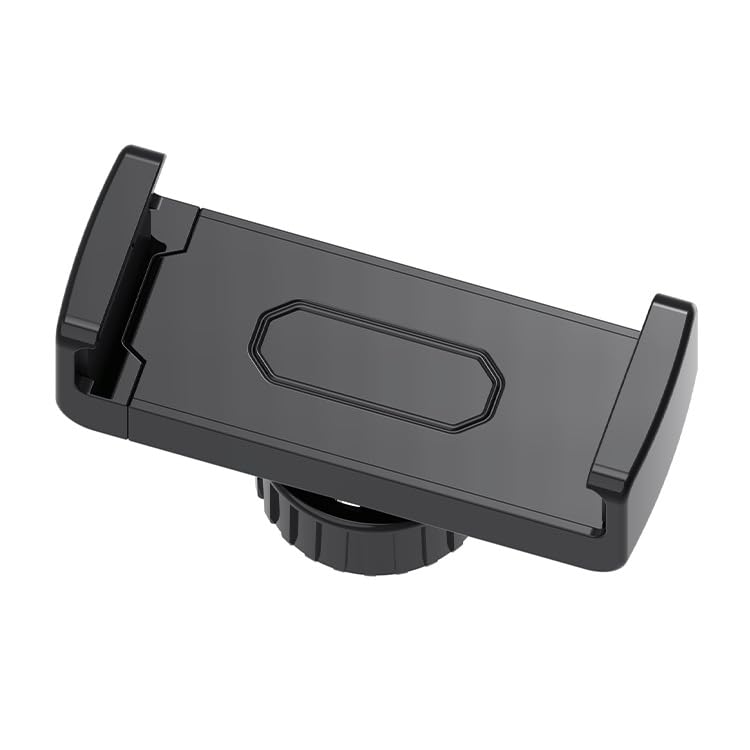 RecDec 2 Pack Phone Holder Mount Clamp Replacement with 17mm Ball Head Joint Socket Phone Clip Bracket for Selfie Ring Light Tripod Stand Air Vent Car
