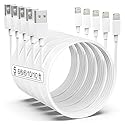AZMOGDT Apple MFi Certified iPhone Charger 5pack [6/6/6/10/10FT] Long Lightning Cable Fast Charging Cord iPhone Charging Cable for iPhone 14/14…