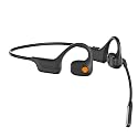 IHAO Open Ear Air Conduction Bluetooth Headphone Dual Mic Rotatable Boom Mic Active Noise Cancellation IPX5 Waterproof Bluetooth 5.4 Pain-Free Design