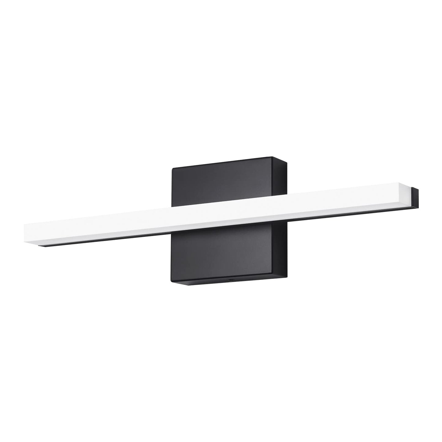 kinyota Modern LED Vanity Lights for Bathroom 16IN 9W Daylight White Black Bathroom Light Fixtures Lights Over Mirror Vanity Lighting Fixtures Vanity