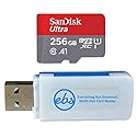 SanDisk 256GB Ultra MicroSD Card Compatible with Motorola Phone Works with Moto G Power, One 5G Ace, Moto G Play (SDSQUA4-256G-GN6MN) Bundle with 1