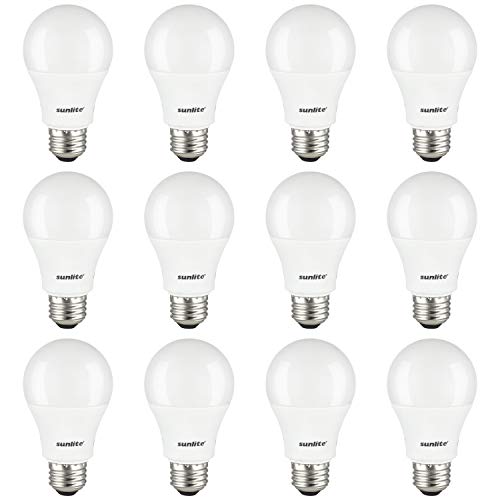 Sunlite 41217-SU LED A19 Light Bulbs, 15 Watts (100W Equivalent), 1500 Lumens, Medium Base (E26), Non-Dimmable, ETL Listed, 3000K - Warm White