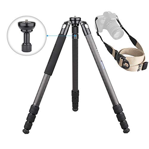 INNOREL ST324CT/ST324CF Carbon Fiber Tripod Max Height 160cm Max Load 30kg Max Tube Dia 32mm Professional Birdwatching Heavy Duty Camera Stand (Rotate