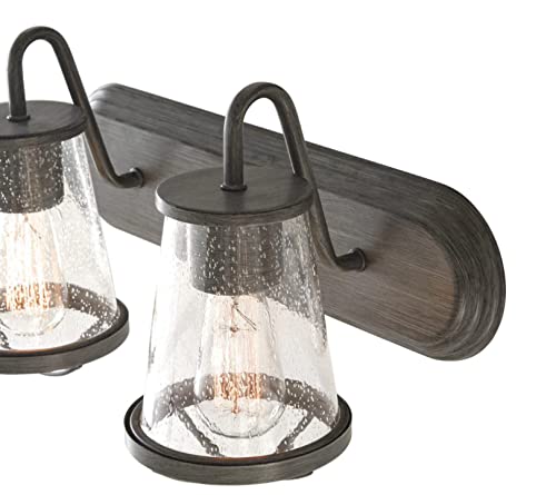 Georgina 2-Light Weathered Iron Vanity Light