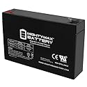 Mighty Max Battery ML7-6 - 6 Volt 7 AH, F1 Terminal, Rechargeable SLA AGM Battery, Mighy Max Product