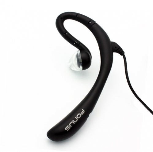 Premium Behind-The-Ear WIRED Hands-free Boom Headset MONO Headphone Single Earphone with Microphone for Verizon Kyocera Brigadier, Verizon Kyocera…