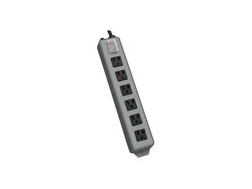 Tripp Lite 6-Outlet Waber Industrial Power Strip, 15ft Cord with 5-20P Plug, 20A Circuit Breaker 120V, (UL620-15)
