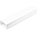 StarTech.com Solid Cable Management Raceway with Adhesive Tape & Cover, 1-3/4"(45mm) W x 1-1/8"(27mm) H - 6ft(1.8m) Length, PVC Network/Power Cord