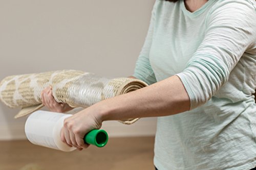 Duck Brand Stretch Wrap Roll, Clear Plastic Wrap for Moving, 5 in x 1000 ft, 1 Pack, White (285849)