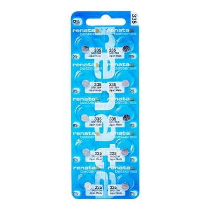 Renata Batteries 335/SR512SW 1.55V Watch Battery (10 Pack)