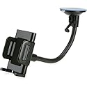 Fonus Rotating Car Mount Dash Windshield Holder Compatible with iPhone X XR XS Max 6 7 8 Plus - Samsung Galaxy S7, S8 S9 S10, Plus, Note 8 9 - LG G7